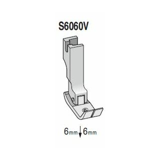 S6060V Suisei Hinged Foot <6mm | 6mm, Turned Up Front>