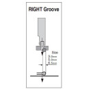 S69RH-30 Suisei Hinged Piping Foot <Right Groove>