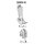 S69RH-30 Suisei Hinged Piping Foot <Right Groove>