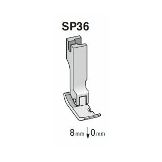 SP36 Suisei Hinged Cording Foot, Right <0mm | 8mm>