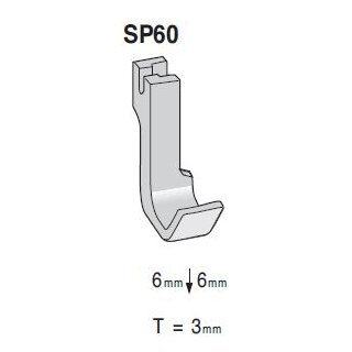 SP60 Suisei Solid Blank Foot <6mm | 6mm>