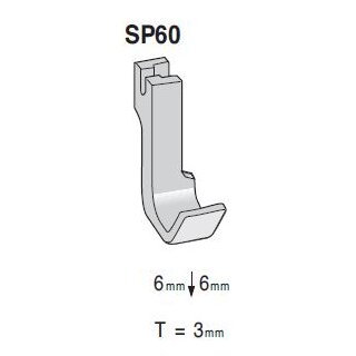 SP60 Suisei Solid Blank Foot <6mm | 6mm>