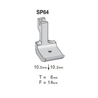 SP64 Suisei Solid Blank Foot <10.5mm | 10.5mm>