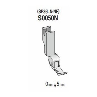 S0050N Suisei Hinged Foot  left <5mm | 0mm>, for Needle Feed