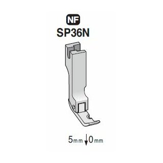 SP36N Suisei Hinged Cording Foot, Right <5mm | 0mm>
