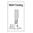 SP36N Suisei Hinged Cording Foot, Right <5mm | 0mm>