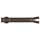 YKK - Vislon teilbar silber 5mm 70 cm - Farbe:  580/schwarz