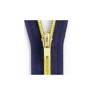 YKK - METALLION® gold, teilbar 5 mm 60 cm - Farbe:  580/schwarz