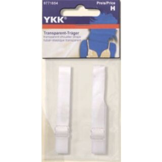 YKK BH-Träger transparent 10,0mm 2 Stück