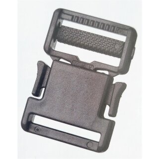 Steckschnallen 38mm LB-30S 1 Stück - Farbe:  580/schwarz