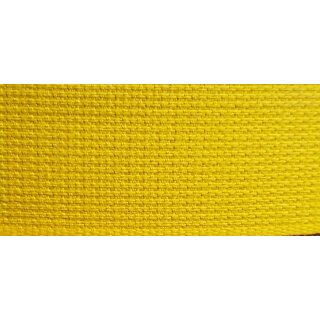 Gurtband Baumwolle 26 mm gelb 231 / zum Besticken - Rolle á 100 m / Preis per m / RESTBESTAND