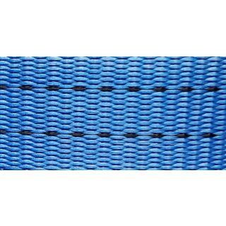 Gurtband Polyester PU imprägniert 25 mm blau 5015  - Rolle á 100 m / Preis per m (1800 daN)