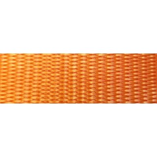 Gurtband Polyester PU imprägniert 25 mm orange 2003 - Rolle á 100 m / Preis per m (1800 daN)