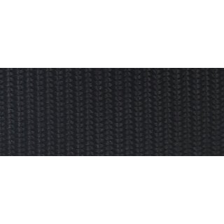 Gurtband Polyester unbehandelt 25 mm schwarz - Rolle á 100 m / Preis per m (2000 DaN)
