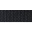 Gurtband Polyester unbehandelt 25 mm schwarz - Rolle...