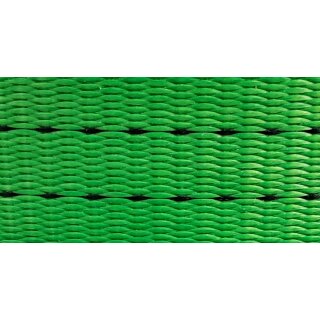 Gurtband Polyester PU imprägniert 35 mm grün 6018 - Rolle á 100 m / Preis per m (3000 daN)