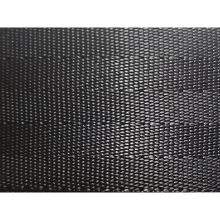 Gurtband Polyester fixiert 49 mm schwarz - Rolle á 100  m / Preis per m (2100daN) / PKW-Sicherheitsgurt