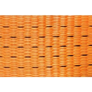 Gurtband Polyester PU imprägniert 50 mm orange 2003 - Rolle á 100 m / Preis per m (7500 daN)
