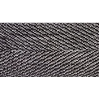 Köperband Polyester permanent inhärent Flammhemmend 20 mm schwarz - Rolle á 100 m / Preis per m (700 daN)