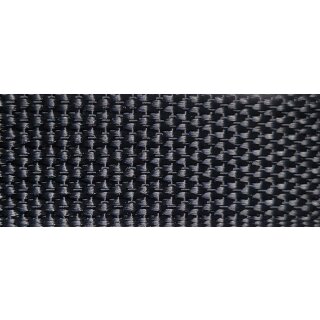 Gurtband Polyester fixiert 20 mm schwarz - Rolle á 50 m / Preis per m (600 daN)