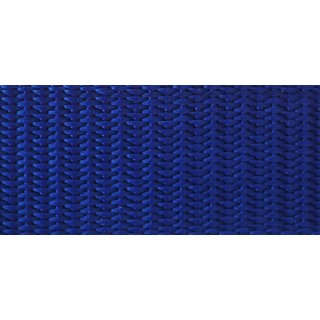 Gurtband Polyamid fixiert 20 mm blau für Hundeleinen - Rolle á 300 m / Preis per m