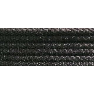 Gurtband Polyester-Baumwoll umsponnen 25 mm schwarz - Rolle á 50 m / Preis per m / RESTBESTAND