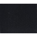 Zwirnköperband Baumwolle 1339 40 mm schwarz - Rolle á 100 m / Preis per m