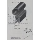 Kantenschutz 14,5mm schwarz Rundwulst oben / Preis per m...