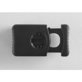 Kordelstopper schwarz für 2 und 3 mm Kordel pro Stück