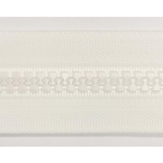 Reissverschluss Meterware Vislon 10 mm weiss 582 wasserabweisend - Preis per m - Rolle á 100 m - ( Anschnitt 3,90 Euro/m)