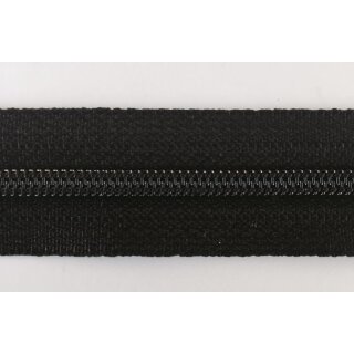 Reissverschluss Meterware Spirale 3 mm - Preis per m - Rolle á 200 m 580 / schwarz