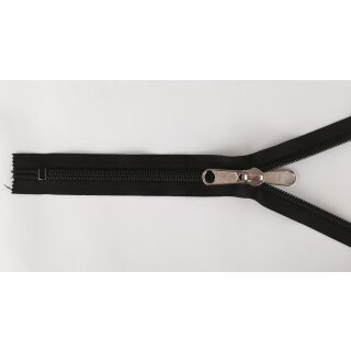 Reissverschluss 10 mm Spirale nicht teilbar mit 1 Doppelschieber aufrollbar für z.B. Jeep-Heckklappe 80 cm weiss 582