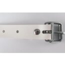 PVC-Schnallriemen 35 cm weiss Stangenriemen pro Stück