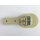 Schnallkappe mit Schutz beige PVC 25 mm pro Stück