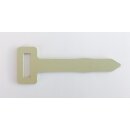 Strippe PVC beige 8 x 28 für Öse 27 x 7/ 8mm...