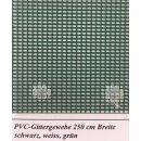 PVC-beschichtetes Gittergewebe Breite 250cm schwarz im...