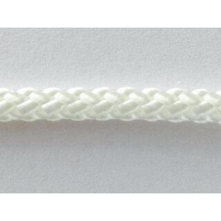 Poly - Flechtschnur 5 mm weiß / Preis per m / Rolle á 200 m