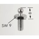 Tenax-Unterteil MV M5-Gewinde x 10 mm Messing vernickelt...