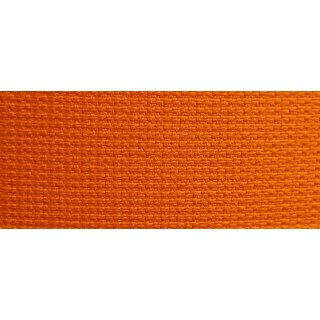 Gurtband Baumwolle 26 mm orange 363 / zum Besticken - Rolle á 100 m / Preis per m / RESTBESTAND