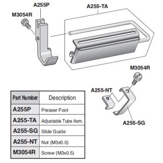 A255-SG Suisei Slide Guide for "A255"