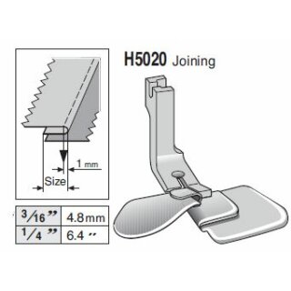 H5020-3/16 Suisei Top Stitch Joiner Foot