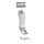 S6020N Suisei Hinged Foot <6mm | 2mm>, for Needle Feed