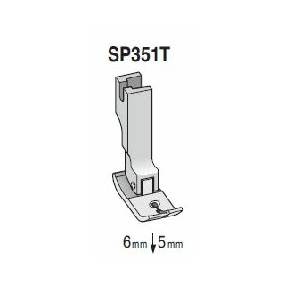 SP351T Suisei Hinged Foot <6mm | 5mm>, for Knit
