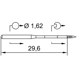 705834 - Schmetz - 04:45FB180 / 1128 SUK Nadeldicke: 80 /...