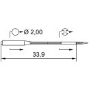 720554 - Schmetz - 18:58MA180 / 558 SPI Nadeldicke: 80 /...