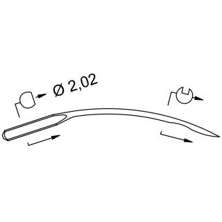 737484 - Schmetz - 23:80CC170 / 29-BK Nadeldicke: 70 /...