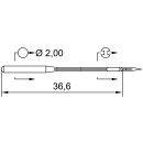 740484 - Schmetz - 26:37MA1130 / B-39 SPI Nadeldicke: 130...