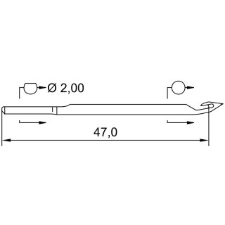 776144 - Schmetz - 47:57OC2200 / 660 LG Nadeldicke: 200 /...