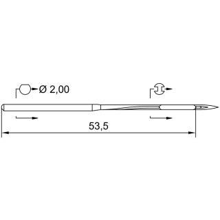 783264 - Schmetz - 52:181130 / SY 8145 Nadeldicke: 130 /...