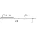 784954 - Schmetz - 52:721110 / 9168 FL Nadeldicke: 110 /...